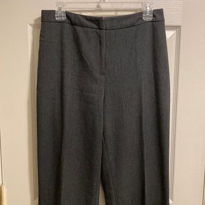 🤎 Croft and Barrow Women’s Charcoal Gray Straight-leg Stretch Slacks (size 8)